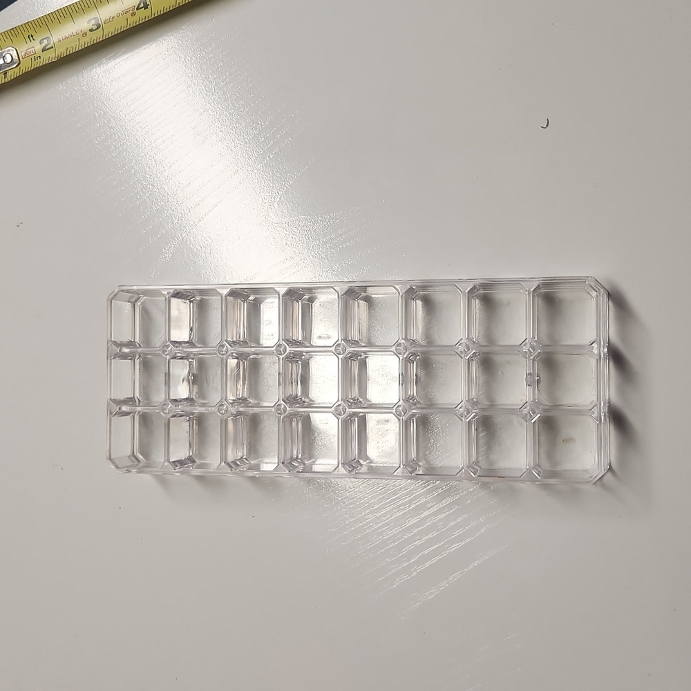 Acrylic 24 slot lipstick holder